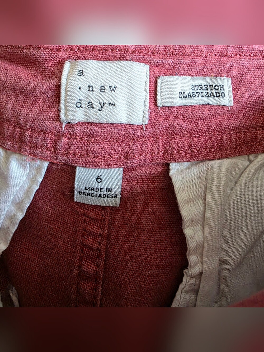 A new day Mauve wide leg pants - Picture 6 of 6
